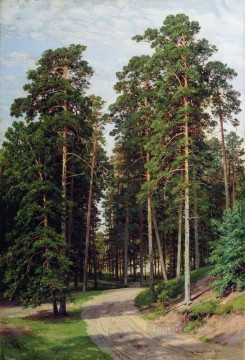 森の中の太陽 1895 年の古典的な風景 イワン・イワノビッチ Oil Paintings